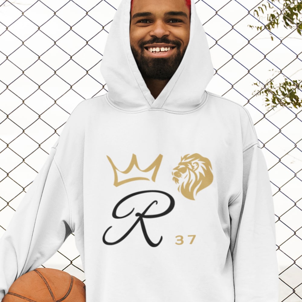 R37 Brian Randolph Unisex Hoodie, Gold Black Logo