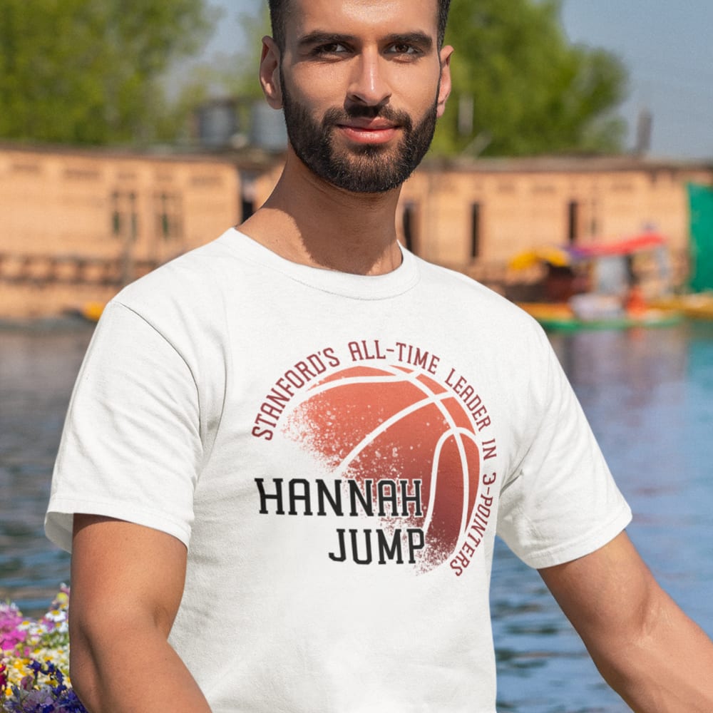 Stanford 3-Point Record Holder Hannah Jump T-Shirt, Dark Logo