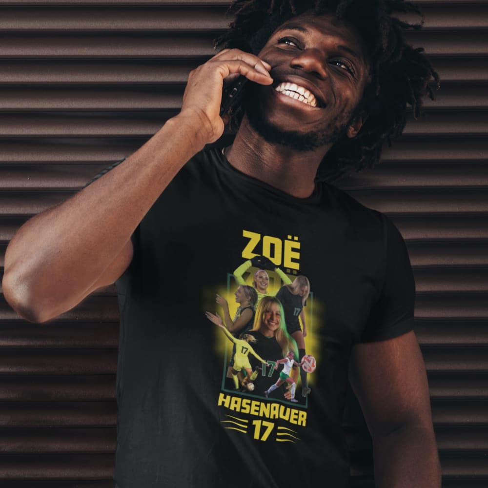 #17 Zoë Hasenauer Graphic T-Shirt, Gold Logo