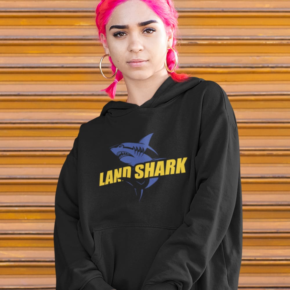 Land Shark by Cobie Durant Unisex Hoodie, Light Logo