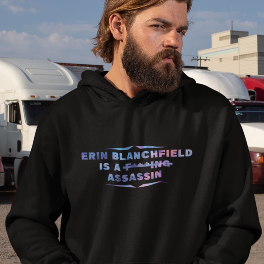 Erin Blanchfield "Is A F***ING Assassin" Hoodie , Multi Colors Logo