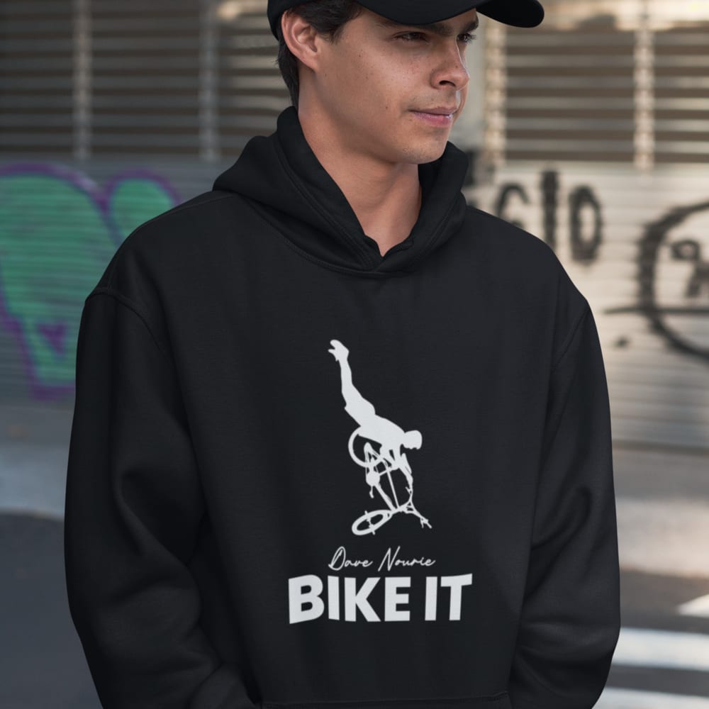 Bike It ’s Hoodie, White Logo