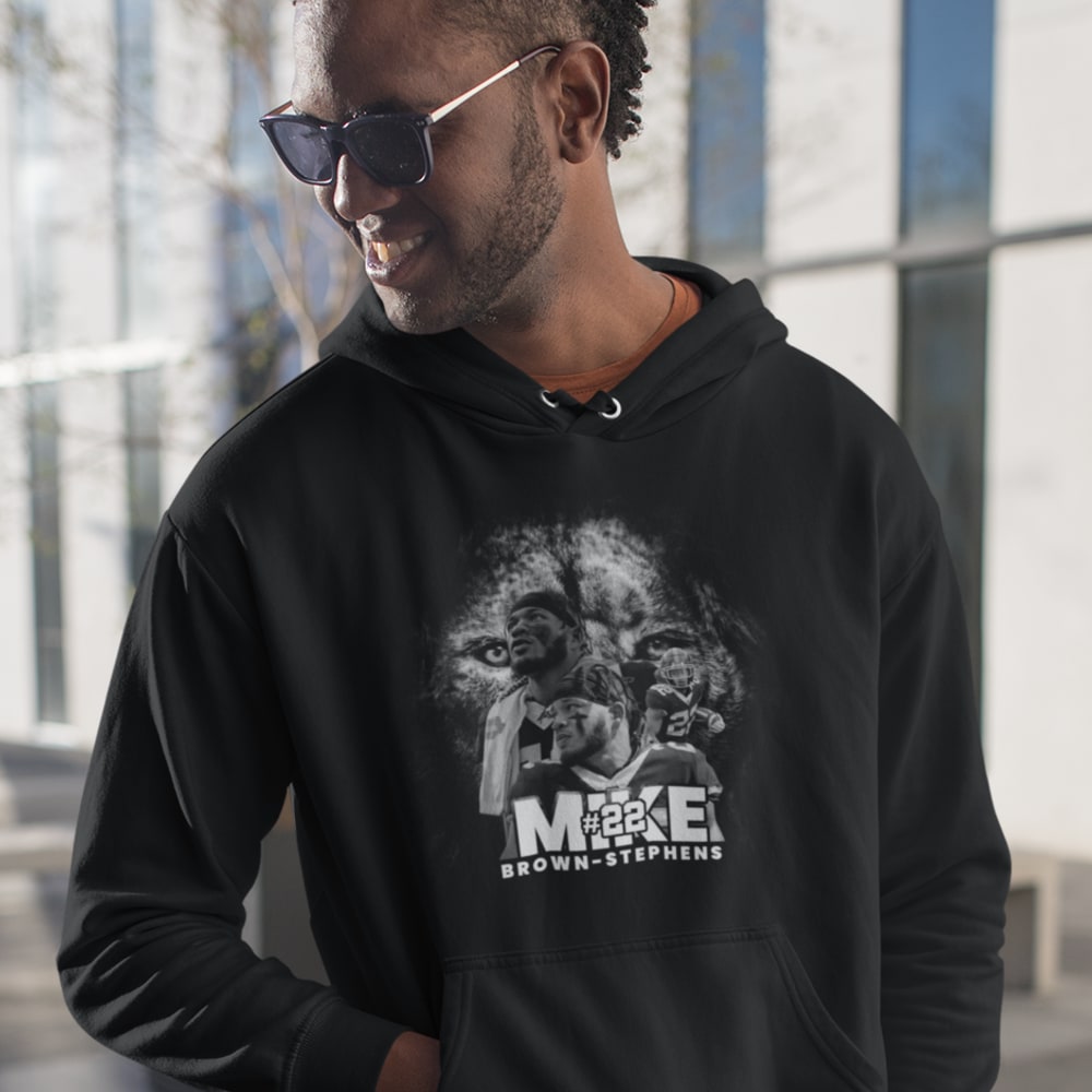 #22Michael Brown-Stephens Hoodie, White Logo