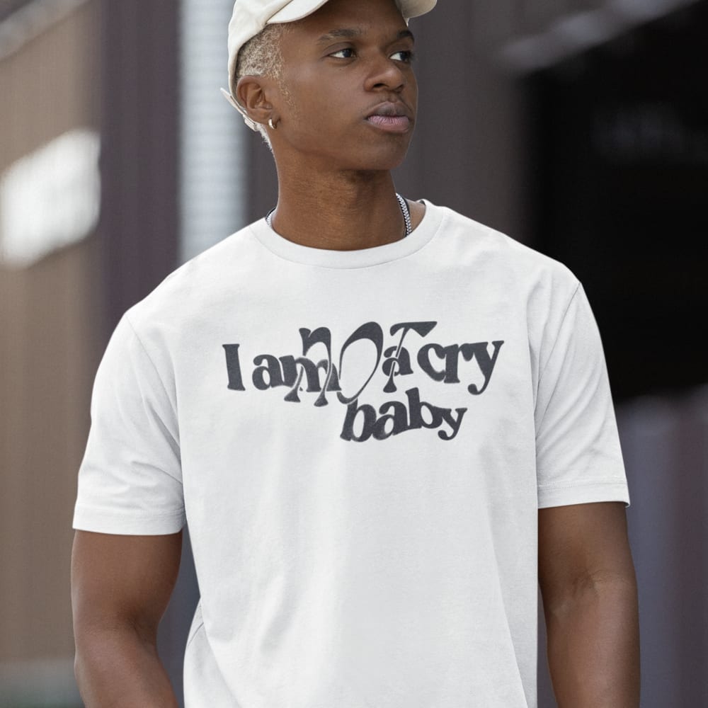 "I am NOT a cry baby" Behind the Turnbuckle T-Shirt, Dark Logo