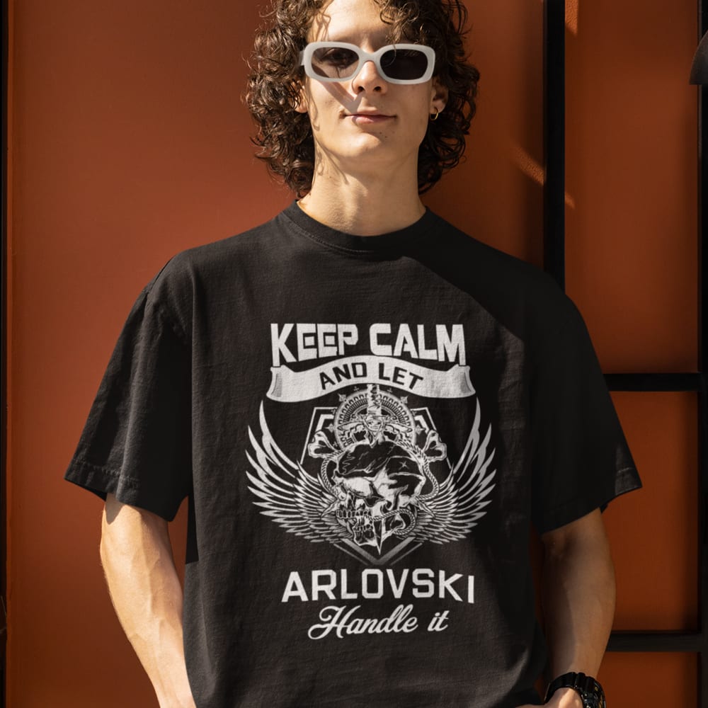 Keep Calm by Andrei Arlovski T-Shirt, White Logo