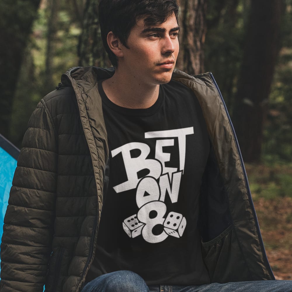Bet on 8 Kemore Gamble T-Shirt, White Logo