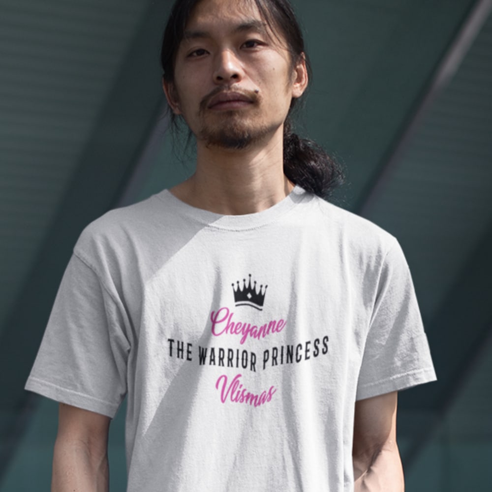 The Warrior Princess by Cheyanne Vlismas Men's T-Shirt, Black Logo