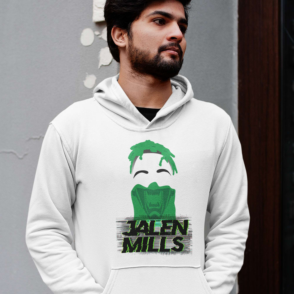 Jalen Mills by MAWI, 'Villain' Men's Hoodie