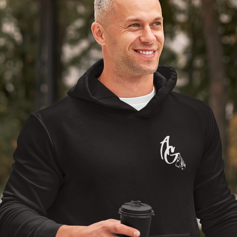 Amanda Galle Men's Hoodies, White Mini Logo