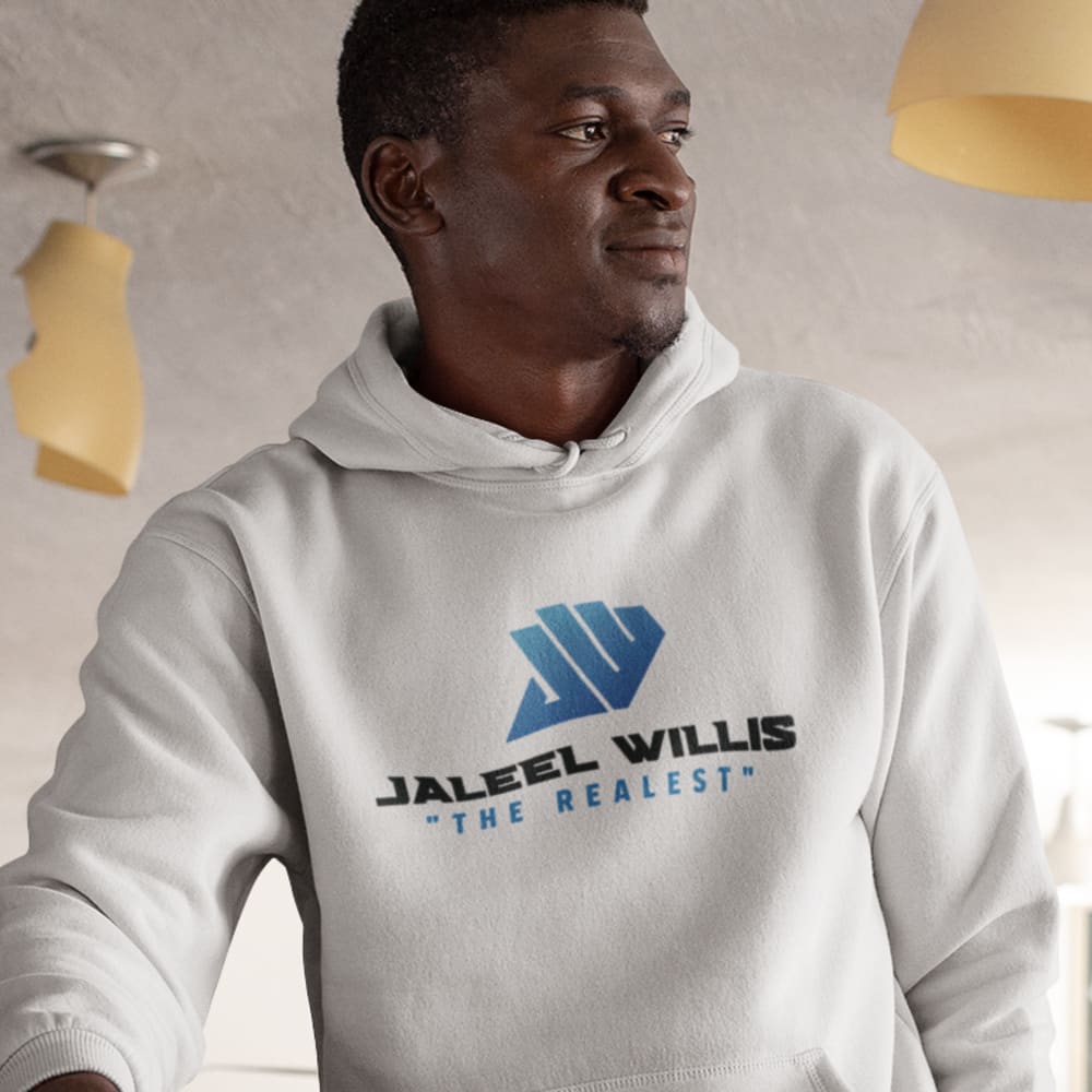 The Realest by Jaleel Willis Hoodies, Blue Logo