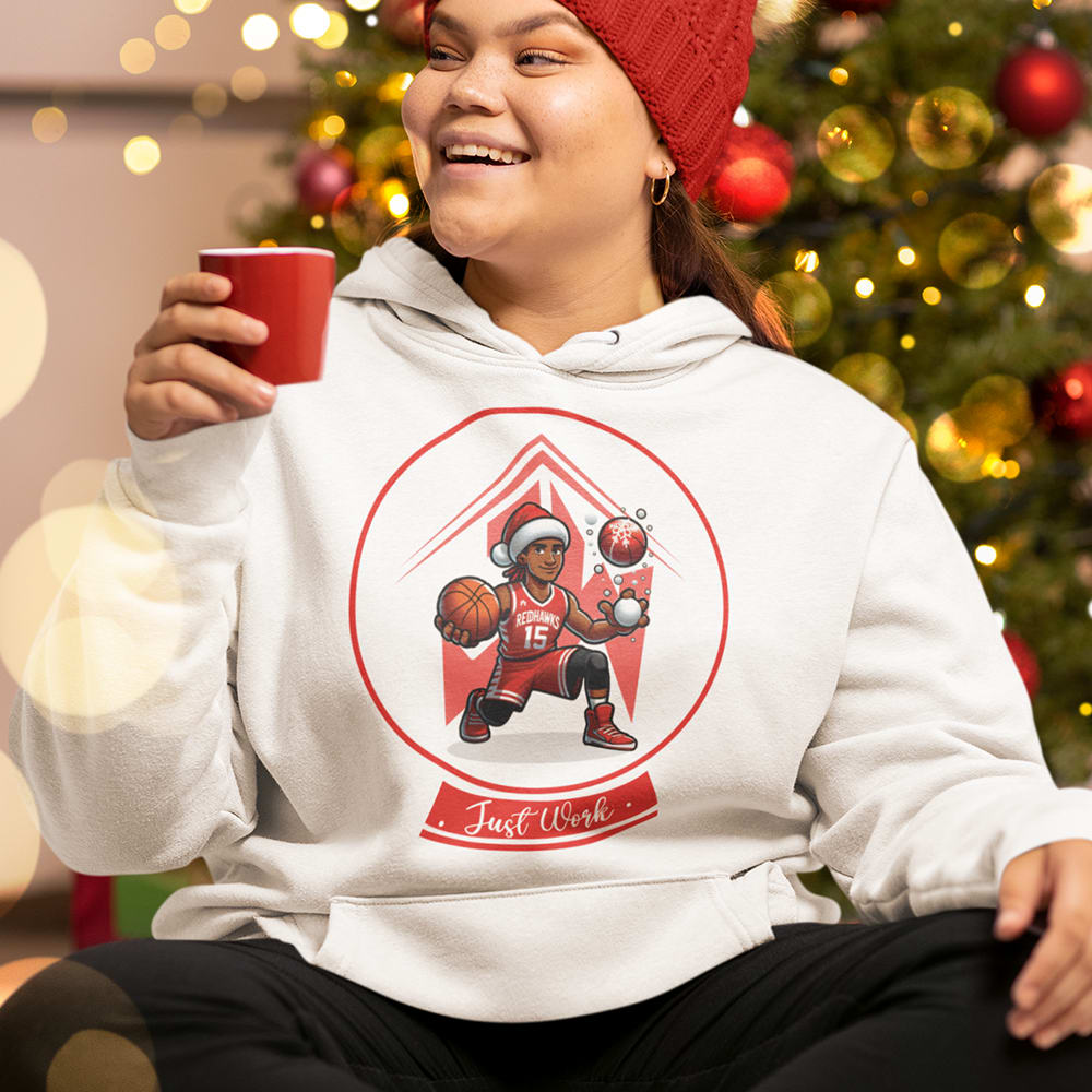 Just Work Christmas Edition by Jerique Walker Unisex Hoodie