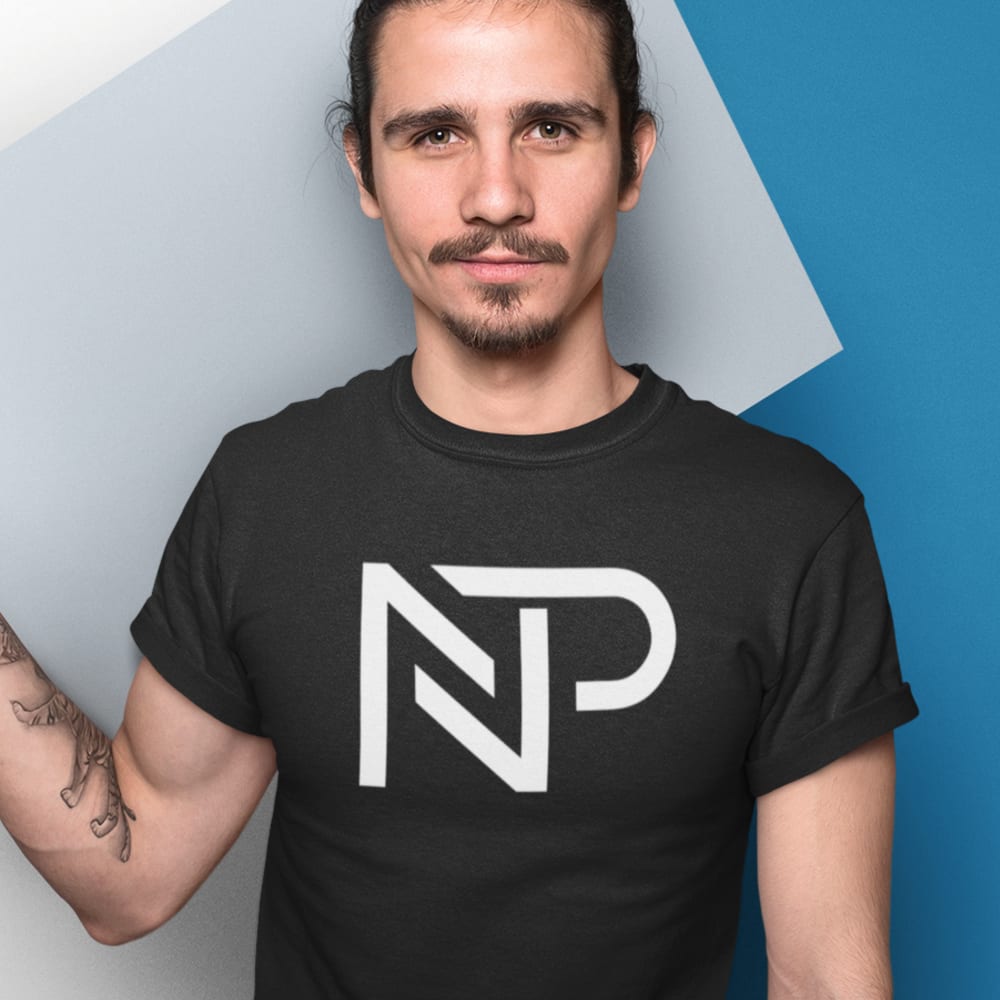 "NP" by Nikita Pavlychev T-Shirt, White Logo