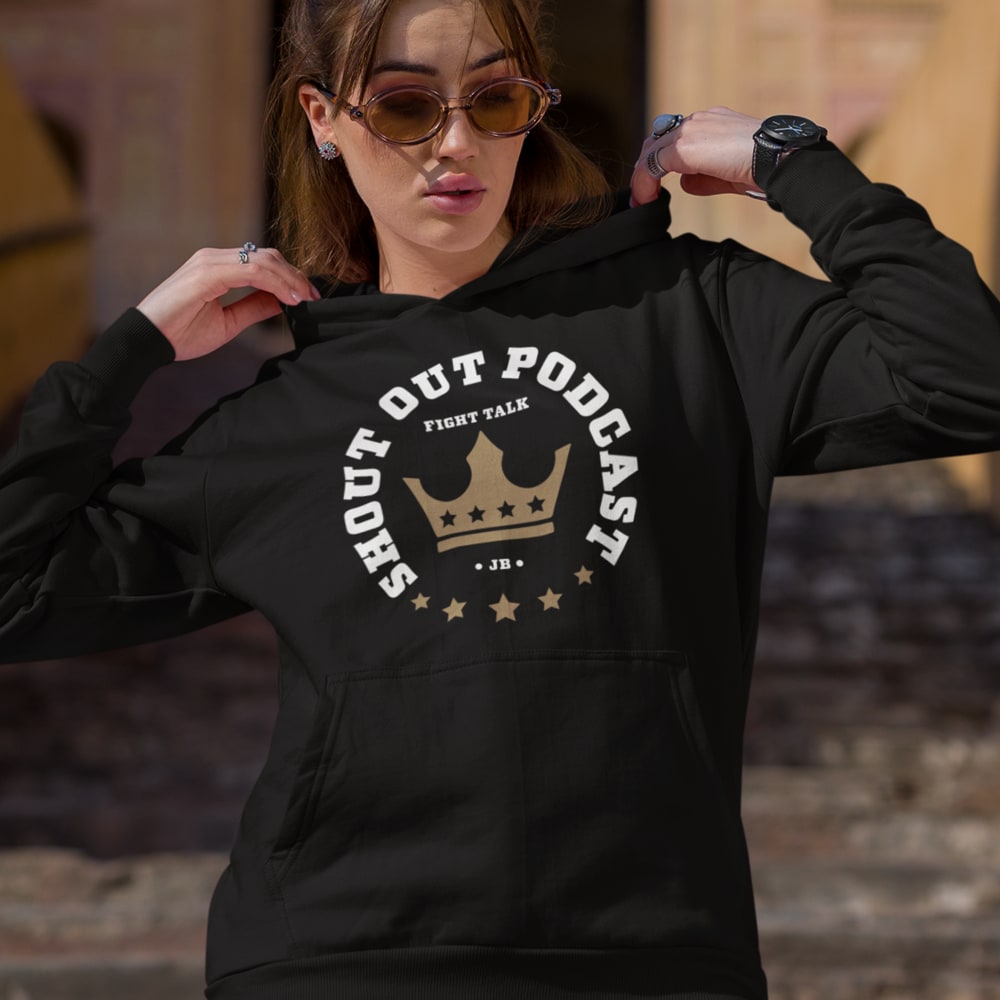ShoutOut podcast! Unisex Hoodie, Light Logo