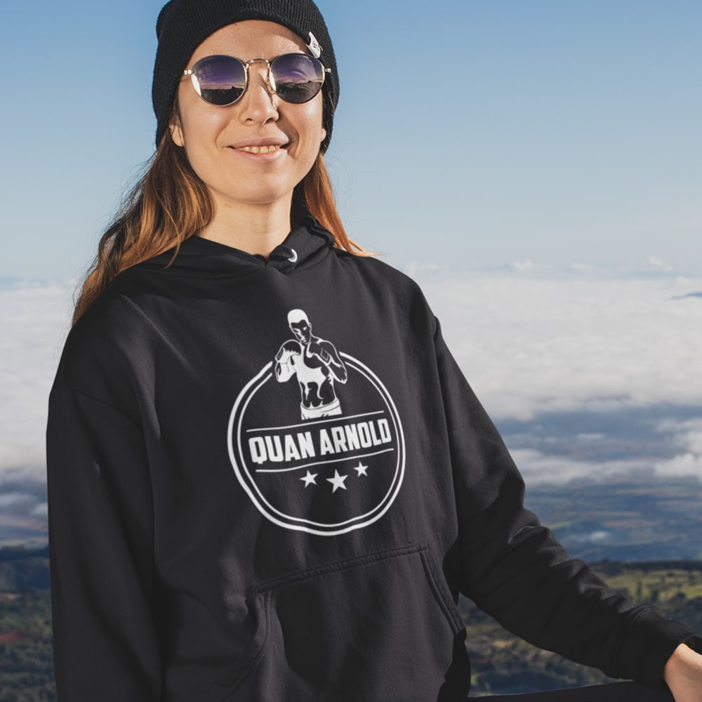 Quan "The Freak" Arnold Women's Hoodie, White Logo