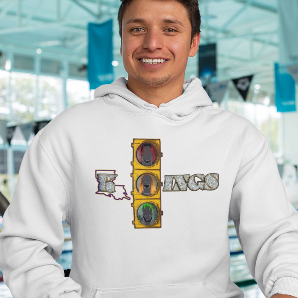 'LSU Bling Stoplight' by Jalen Mills x MAWI, Men's Hoodie
