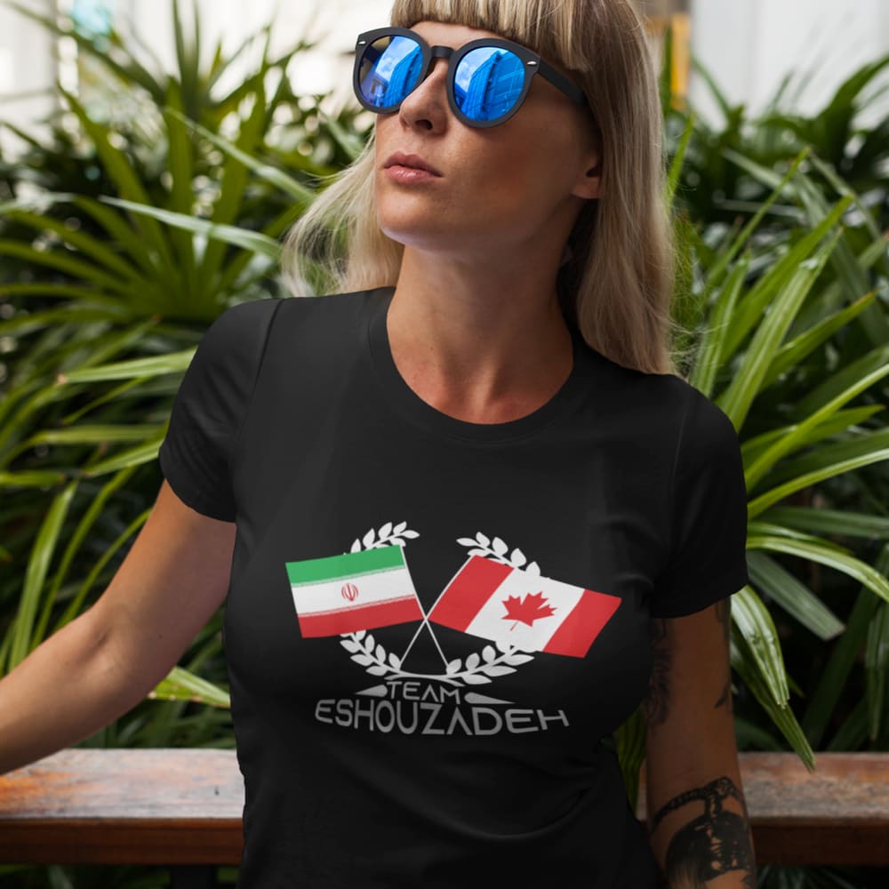 Team Eshouzadeh Women's T-Shirt , White Logo