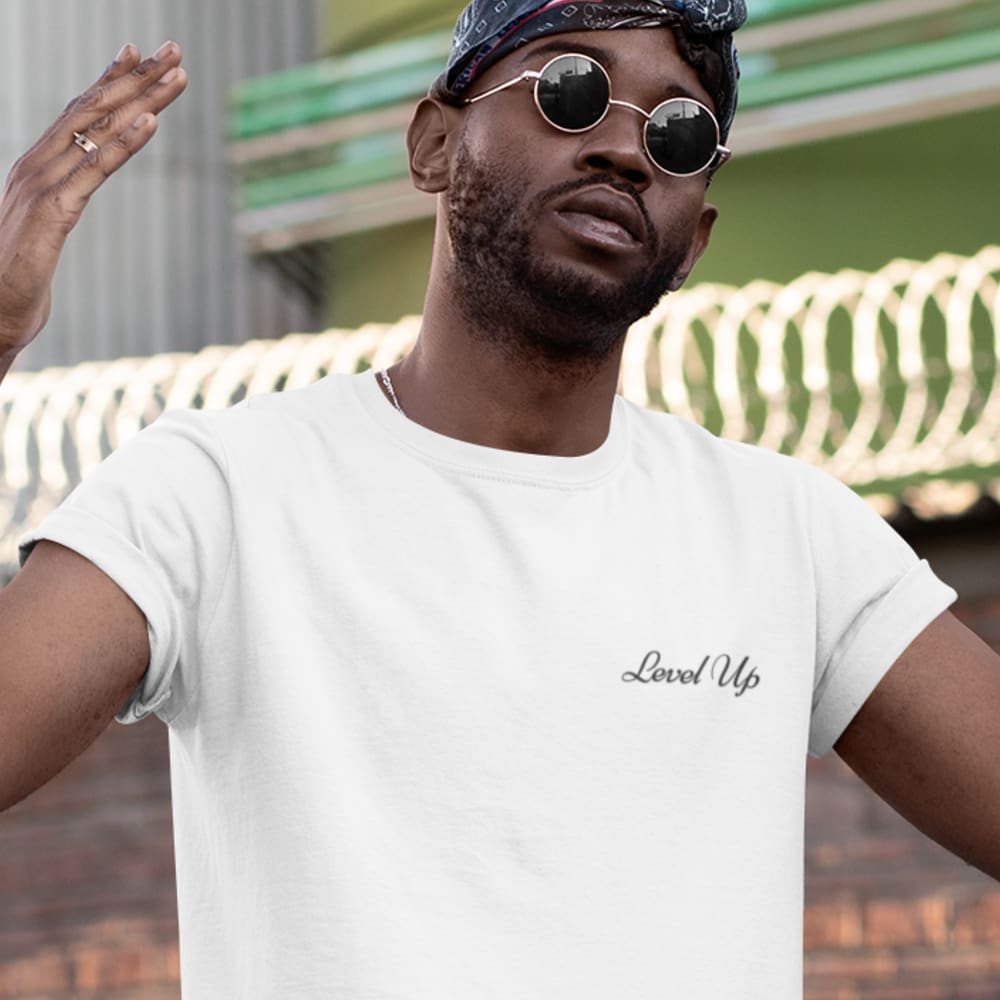 Cooper Donlin's "Level Up" T-Shirt, Black Logo