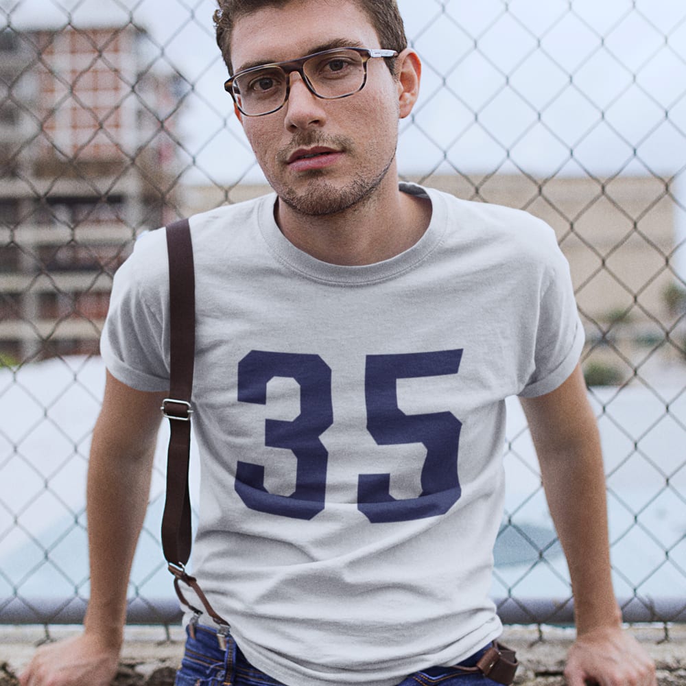 Vaughn Jennings Jersey Style Blue T-Shirt