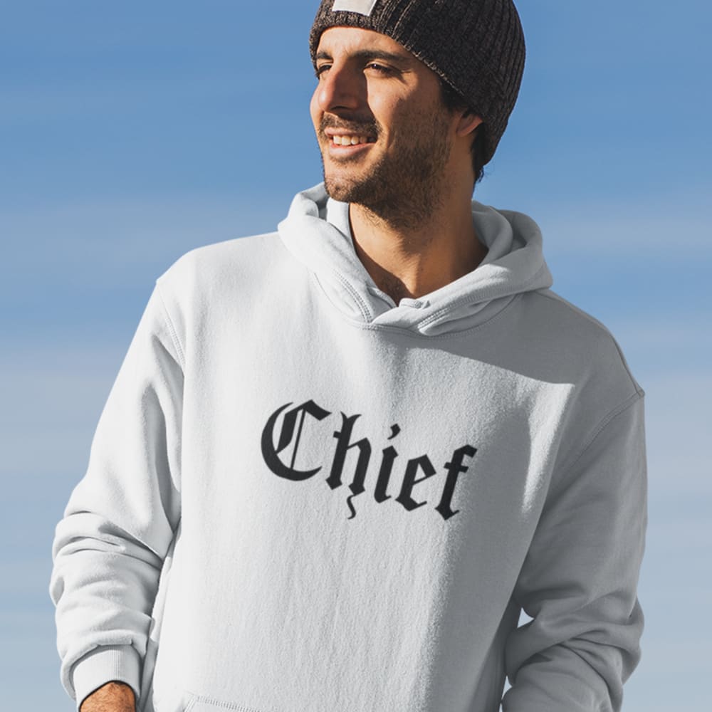 David Njoku "Chief" by MAWI Hoodie. Black Logo