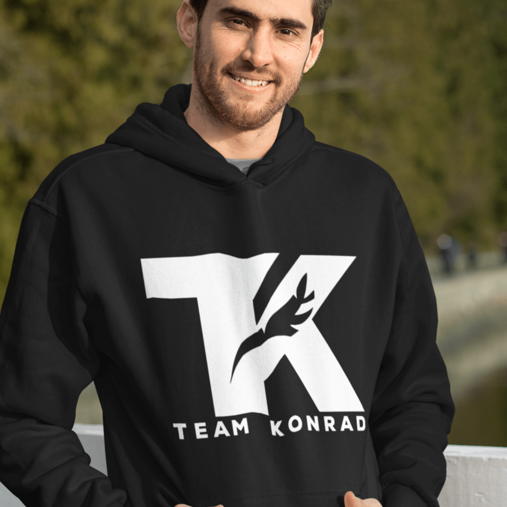 Team Konrad Hoodie, White Logo