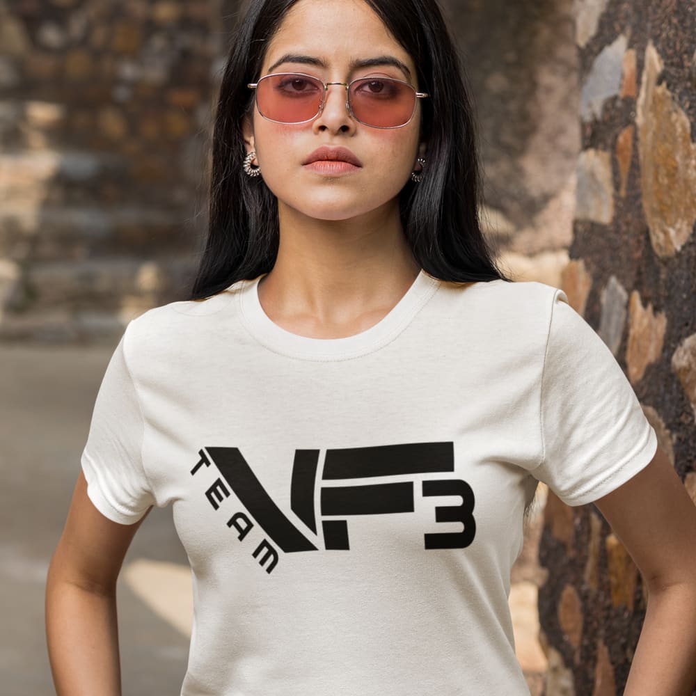 VF3 by Vernon Fox Women's T-Shirt, Black Logo