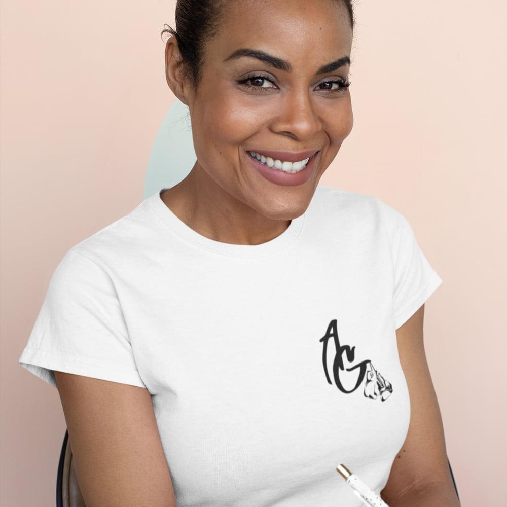 Amanda Galle Women's T-Shirt, Black Mini Logo