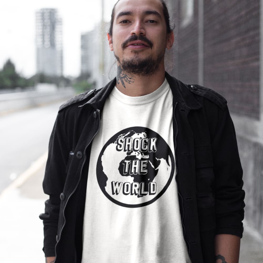 'Shock the World' by Devin Grant, T-Shirt (Black)