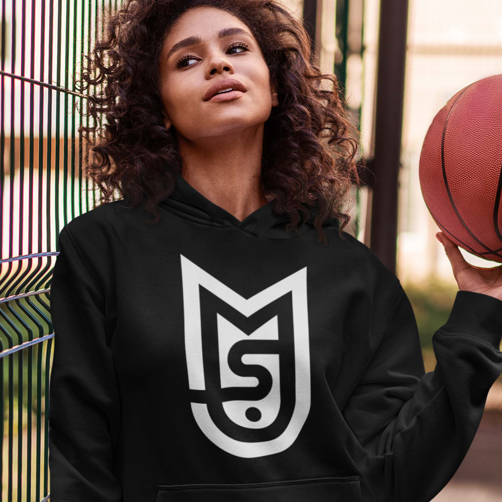Marcus Smith Women's Hoodie, White Logo