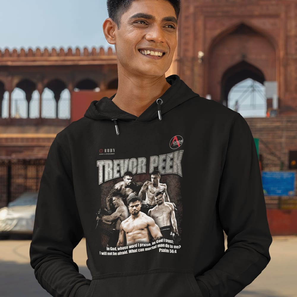 Peek Nation by Trevor Peek Hoodie, Light Logo