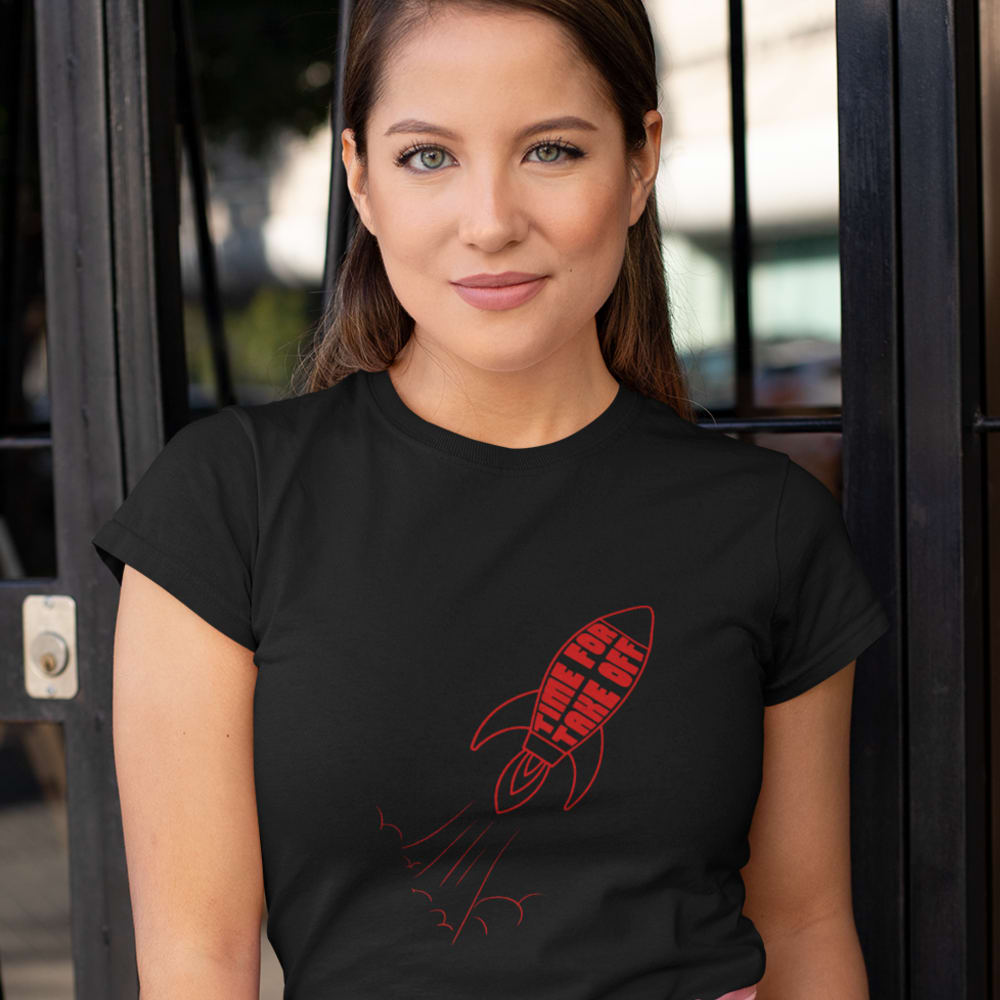 Time For Takeoff by Jacarrius Demmerritte Women's T-Shirt