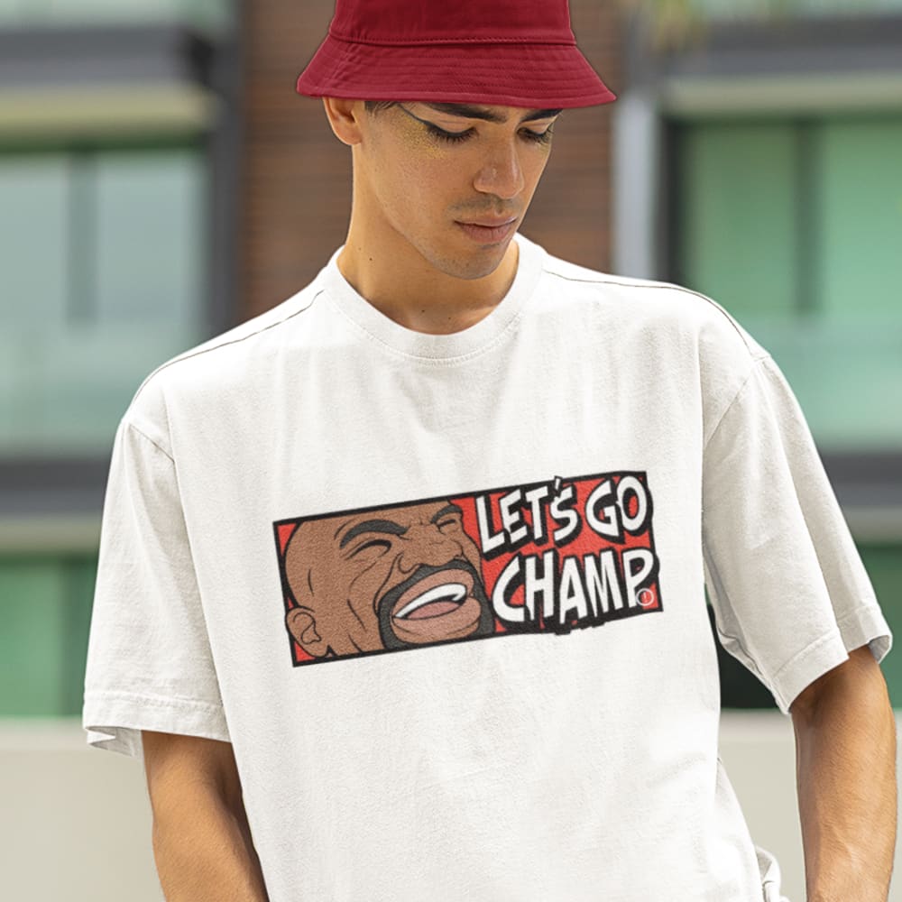 #LETSGOCHAMP by Shannon Briggs Men's T-Shirt