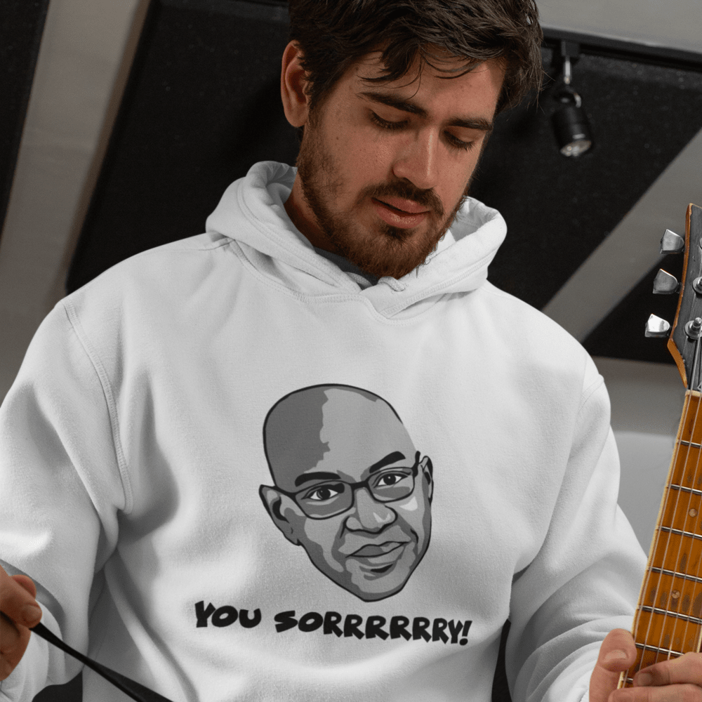 "YOU SORRY" Cartoon by Jordon Murphy, Hoodie