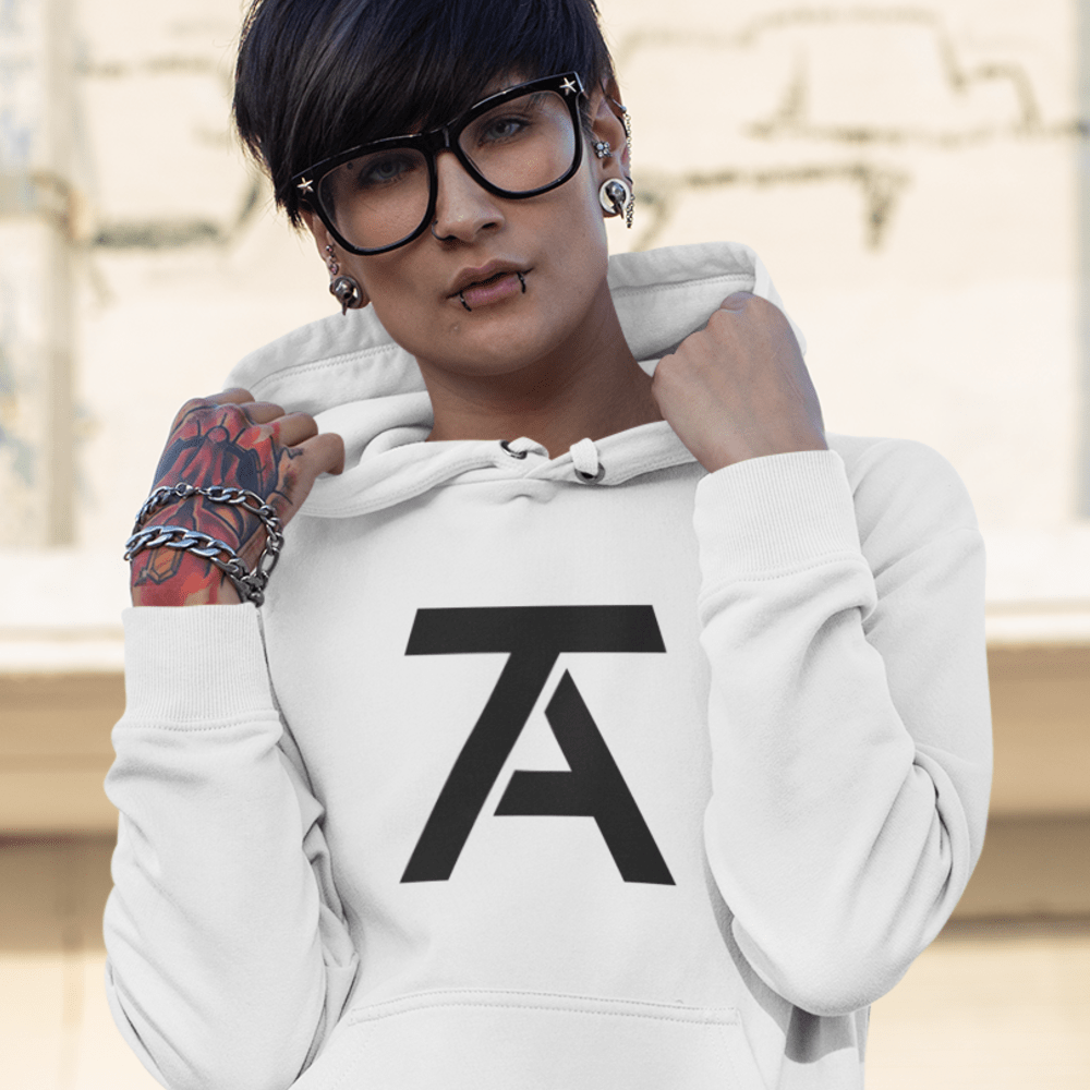 Troy Anderson Jr. Women's Hoodie, Black Logo