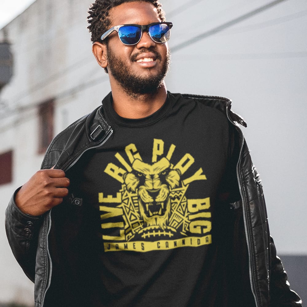 Live Big Play Big by James Cannida T-Shirt