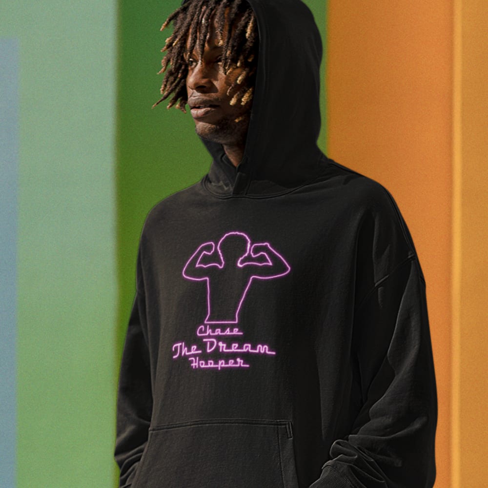 The Dream by Chase Hooper Hoodie, PinkNeon Logo