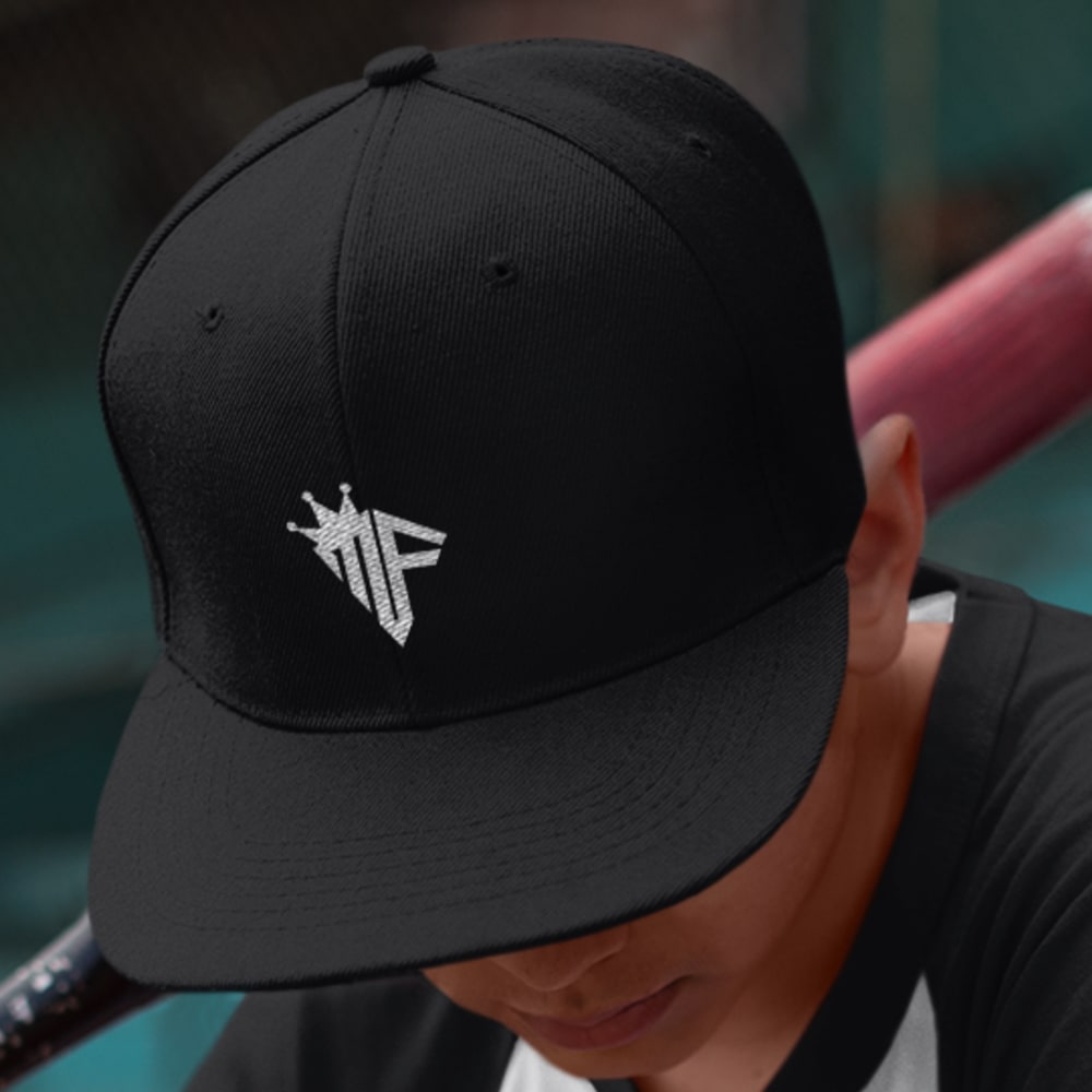 MF by  Mia Fishel Hat, All White Logo