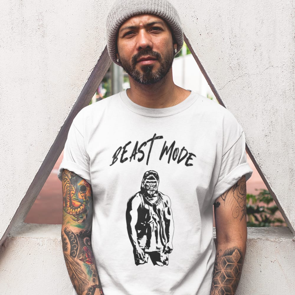 Beast Mode Theron BIG Pappa Unisex T-Shirt, Black Logo