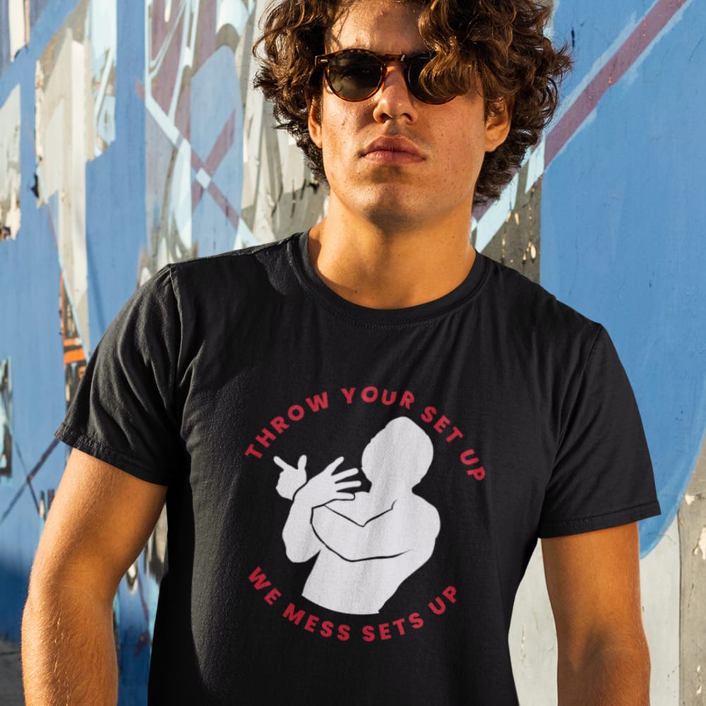 Throw Your Set Up Jacori Teemer T-Shirt, White Logo