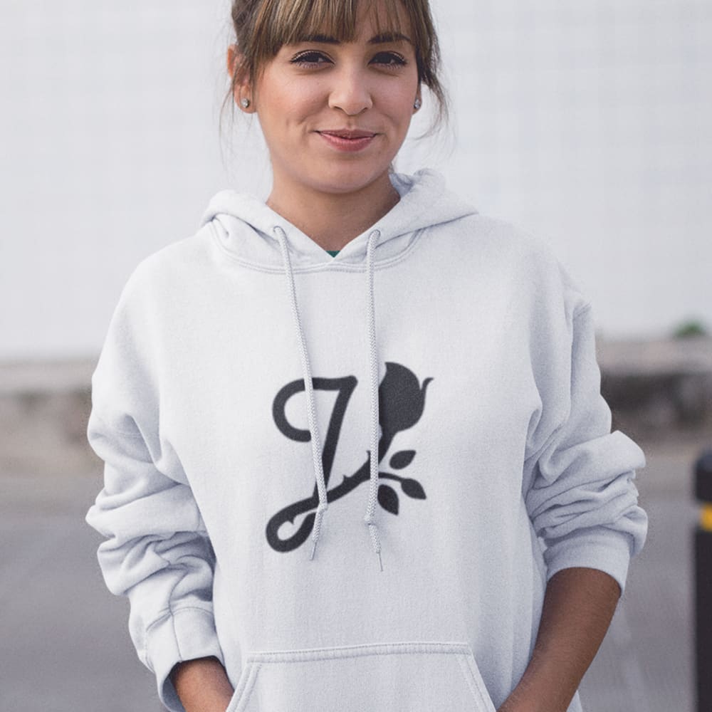 Jelani Hamilton Women's Hoodie, Black Logo