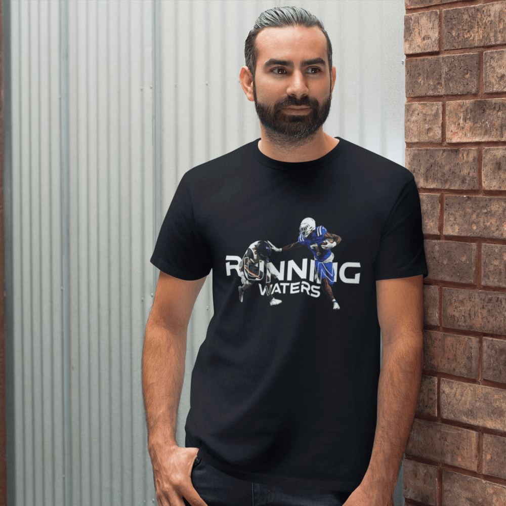 Fanning Waters by Jordan Waters T-Shirt, White Logo