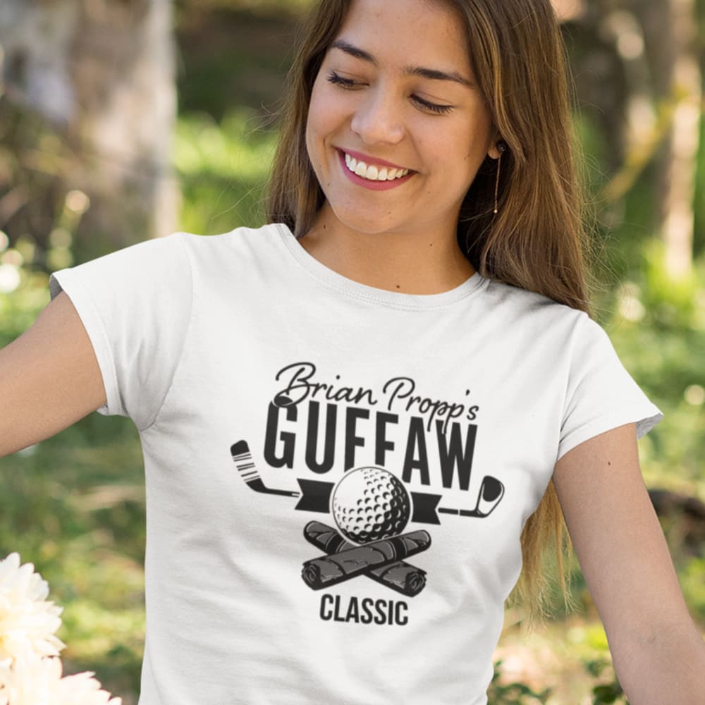 Brian Propp Guffaw Classic Unisex T-Shirt, Black Logo