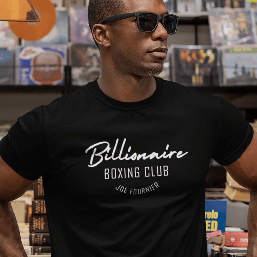 Billionaire Boxing Club II by Joe Fournier T-Shirt, Black Logo