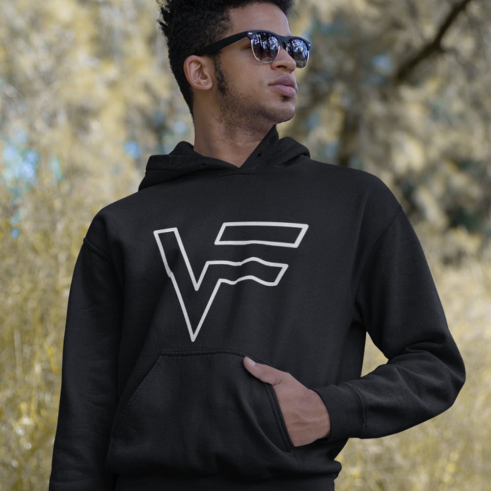 VF by Vernon Fox Men's Hoodie, White Logo