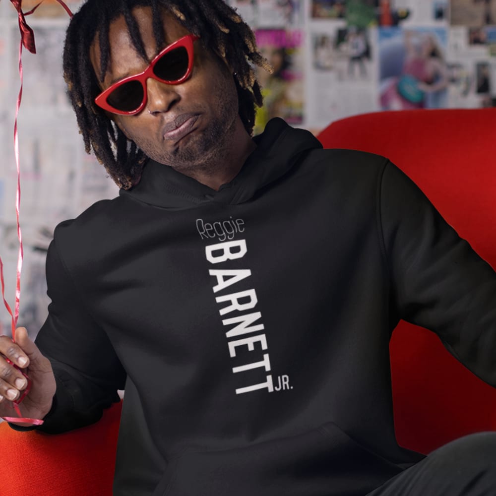 Reggie Barnett Jr. Hoodie, White Logo