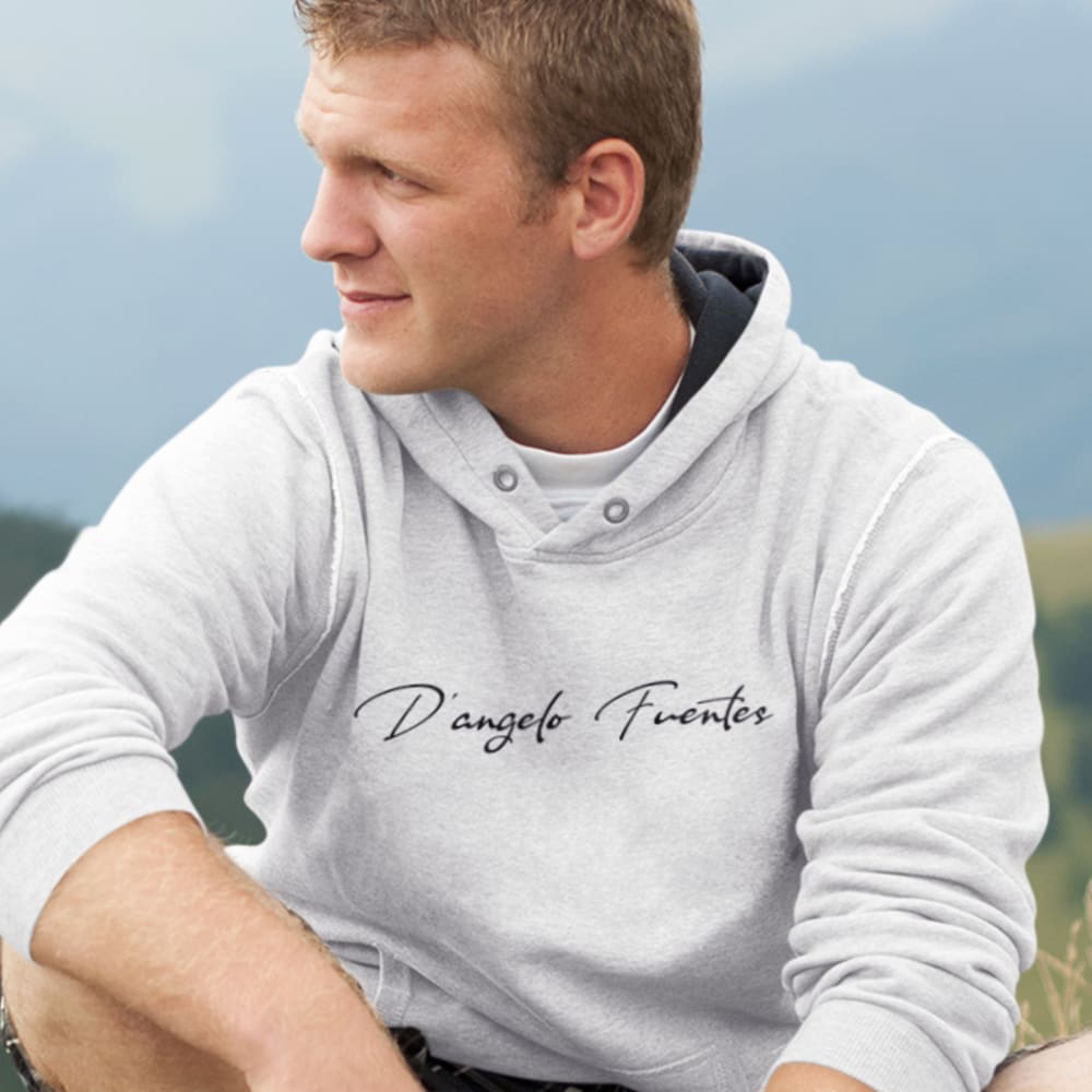 D'ANGELO FUENTES SIGNATURE WOMEN'S HOODIE, BLACK LOGO