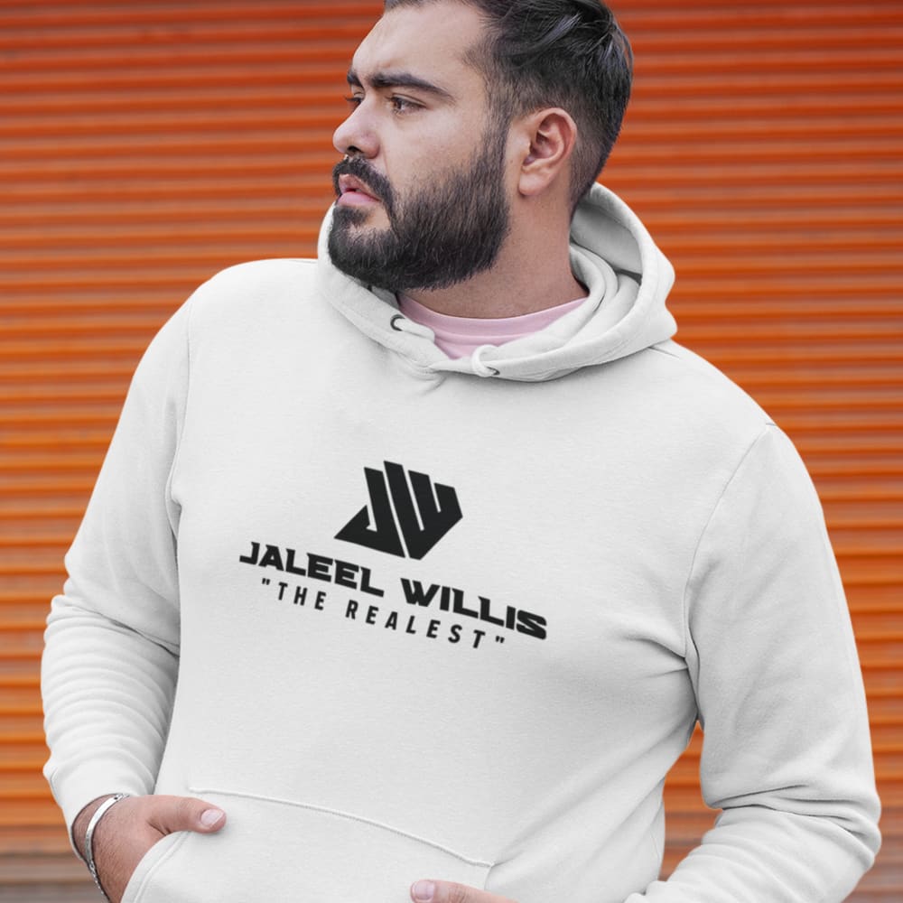 The Realest by Jaleel Willis Men's Hoodies, All Black Logo