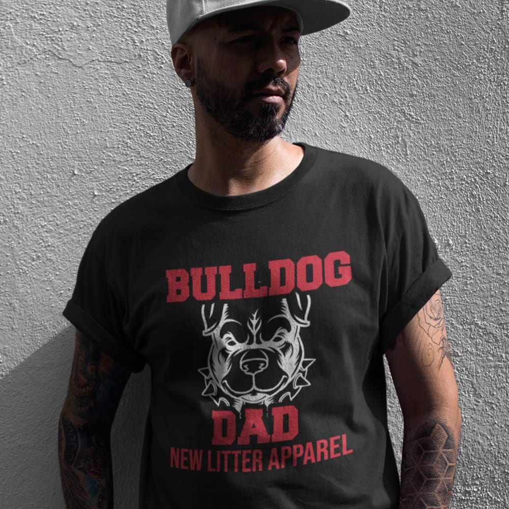 New Litter Apparel Bulldog Dad T-Shirt