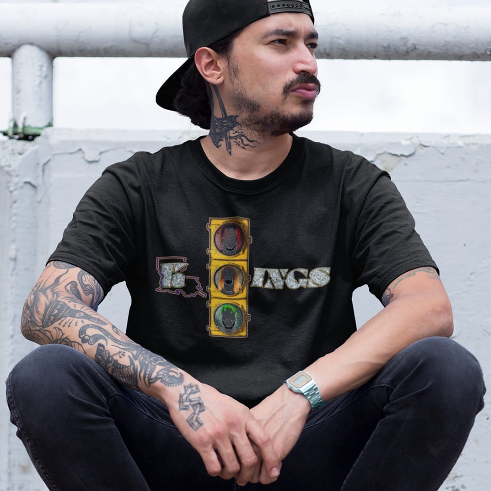 'LSU Bling Stoplight' by Jalen Mills x MAWI, Men's Tee