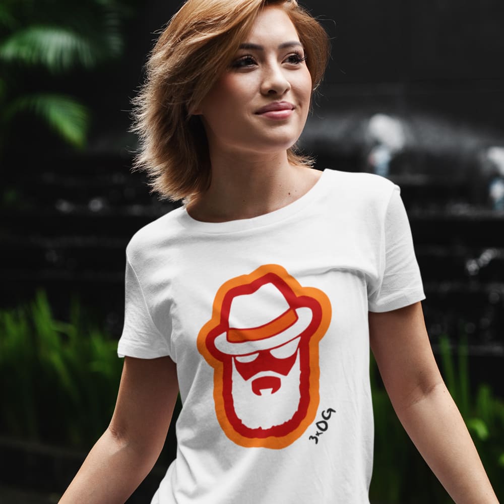 3xOG by Otis Griffin Women's T-Shirt, Orange Logo