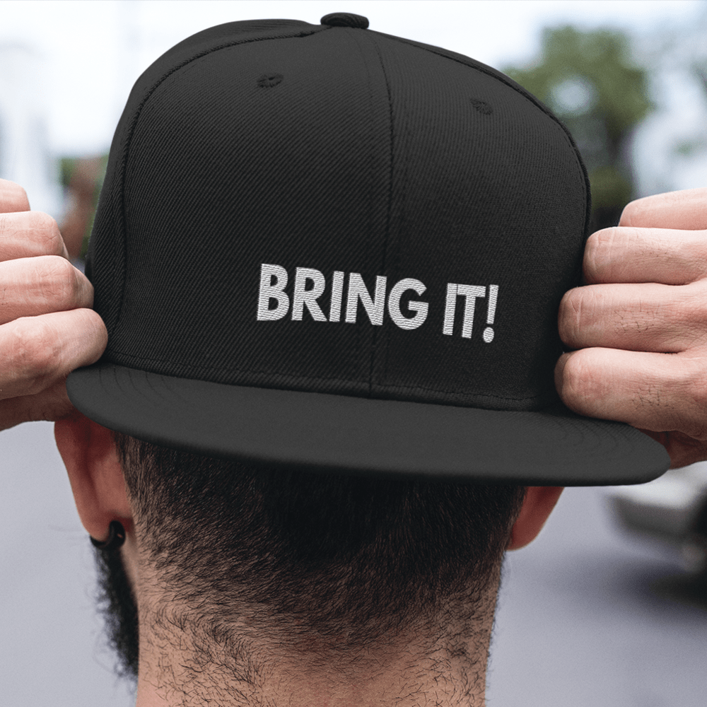 Carlos Ulberg "Bring It" Hat, White Logo